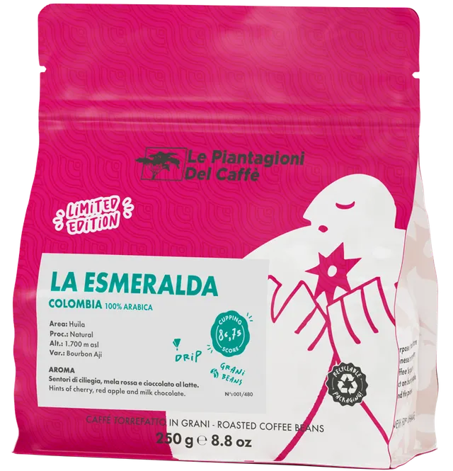 Le Piantagioni La Esmeralda arabica filtro ciliegia 250 g