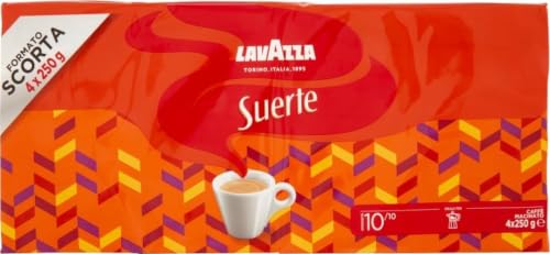 Lavazza Suerte caffè macinato 4x250 g tostato
