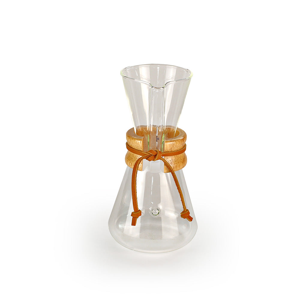 Marziali Chemex Caffettiera in Vetro 500ml 3 Tazze