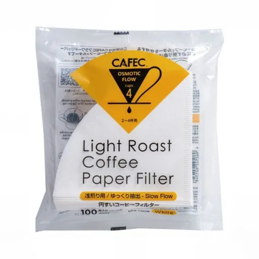 Cafec V60 Light Roast Filtri Carta 4 cup pour over