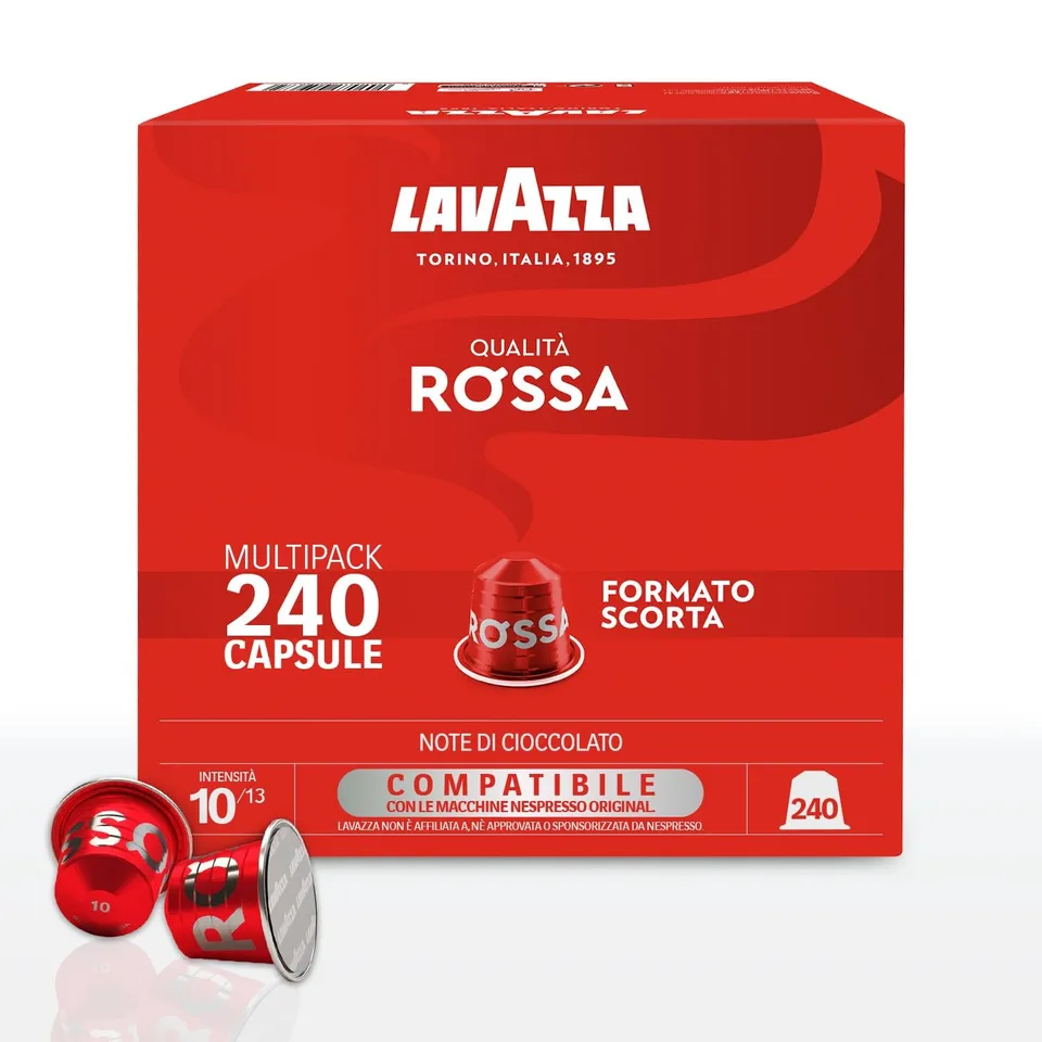 Lavazza Qualità Rossa capsule Nespresso 240 pz alluminio