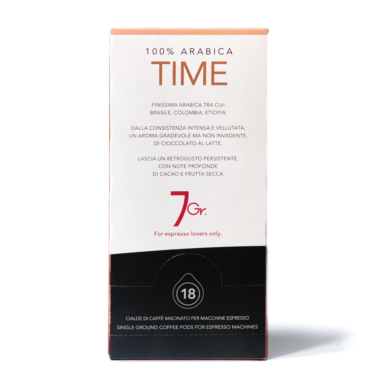 Lot Zero Time 100% Arabica cialde caffè delicato floreale