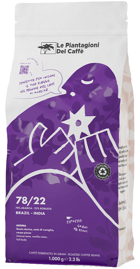 Le Piantagioni del Caffè Miscele 78/22 caffè crema intensa