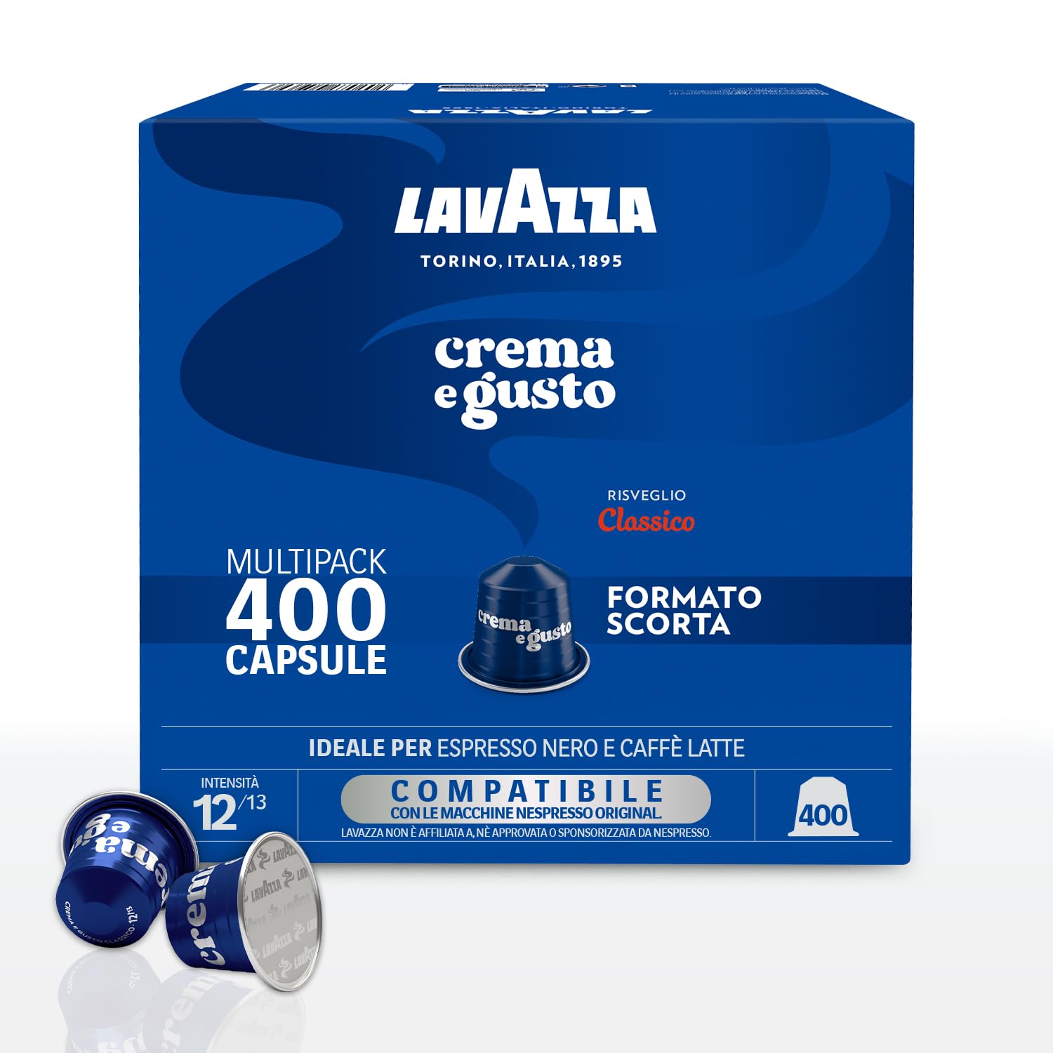 Lavazza Crema e Gusto Classico capsule compatibili Nespresso 400 pz