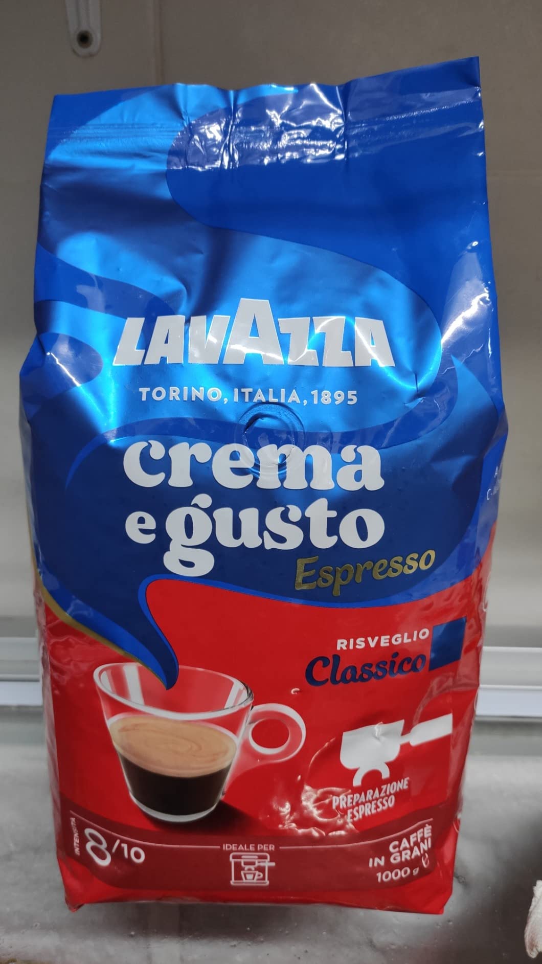 Lavazza Crema e Gusto Classico Caffè in Grani 1 kg Intenso