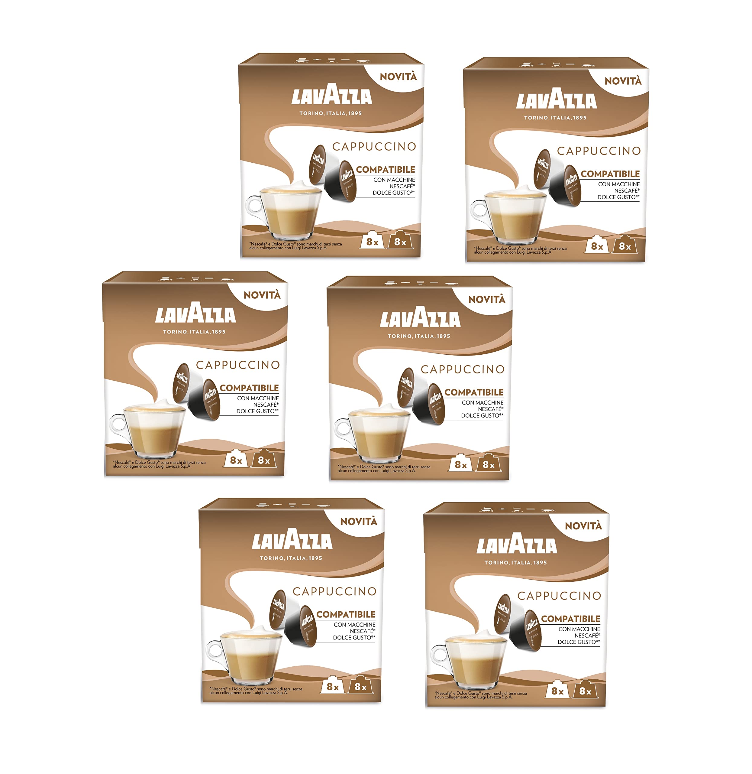 Lavazza Cappuccino capsule Dolce Gusto 96 pz 8+8 x6