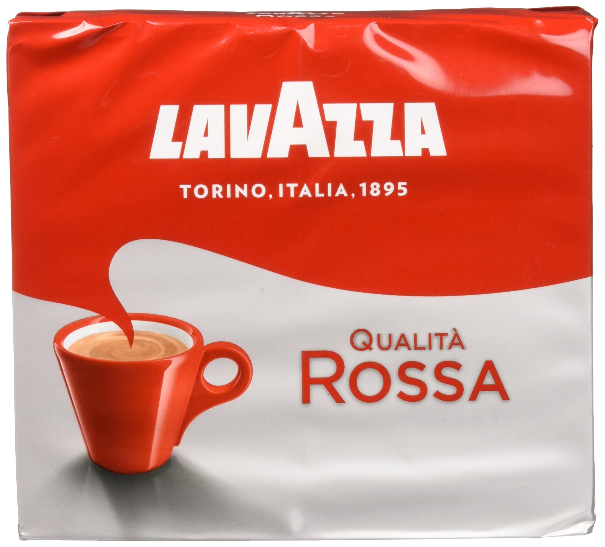 Lavazza Qualità Rossa caffè macinato moka 4x250 g cioccolato