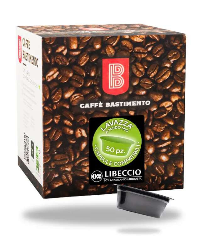Bastimento Libeccio 02 Capsule A Modo Mio arabica robusta