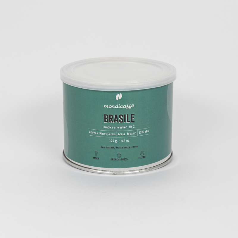Mondicaffè Brasile monorigine caffè 125g in grani