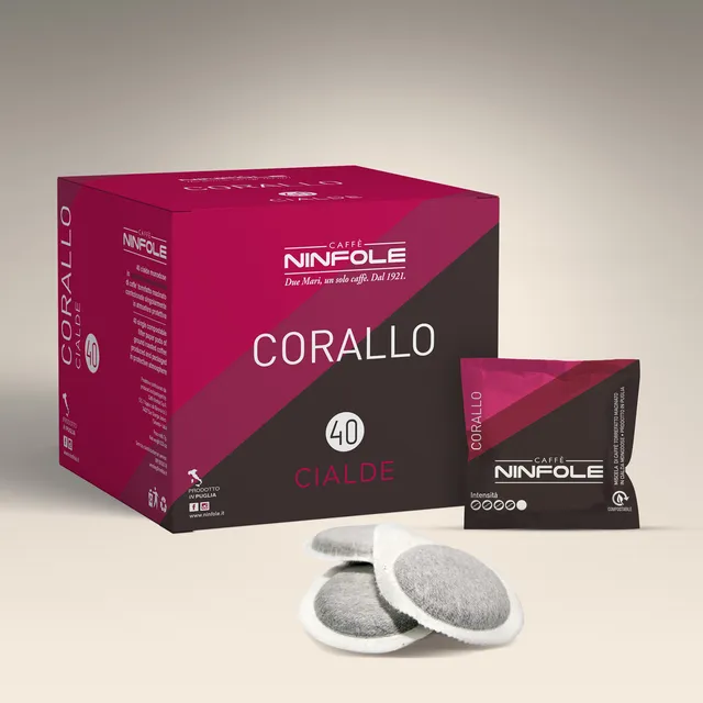 Caffè Ninfole Corallo cialde ESE 40 cialde compostabili tradizione