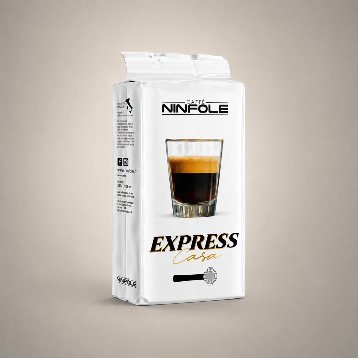 Caffè Ninfole Express macinato espresso per casa 250 g