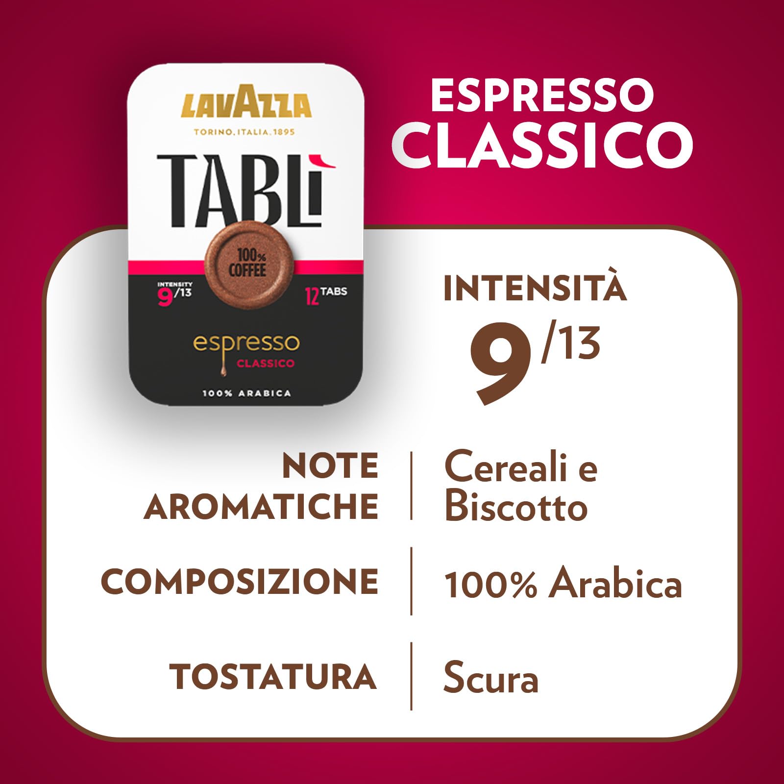 Lavazza Tablì Macchina Caffè Marrone + 96 Tab Crema Plus