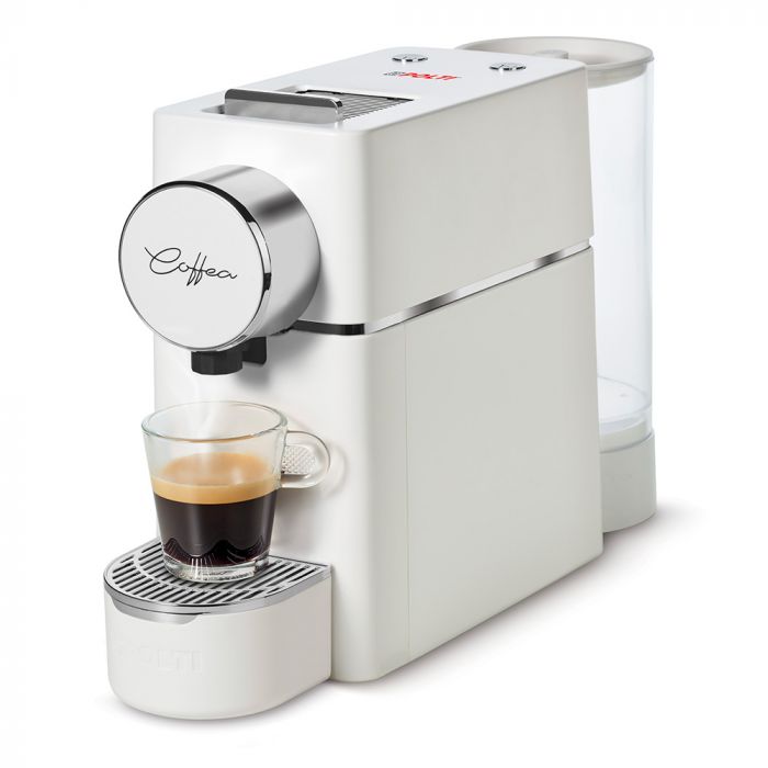 Marziali 450 cialde Intenso + Macchina Polti Coffea S18 bianca kit