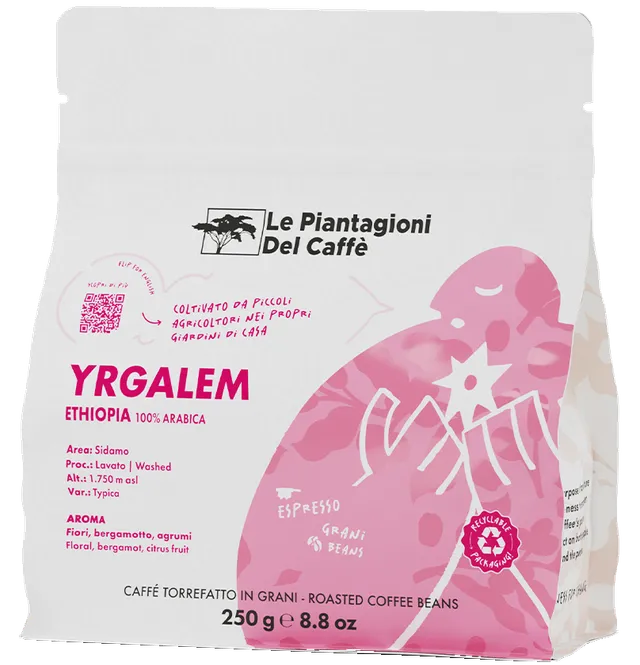 Le Piantagioni Yrgalem arabica Etiopia bergamotto 250 g