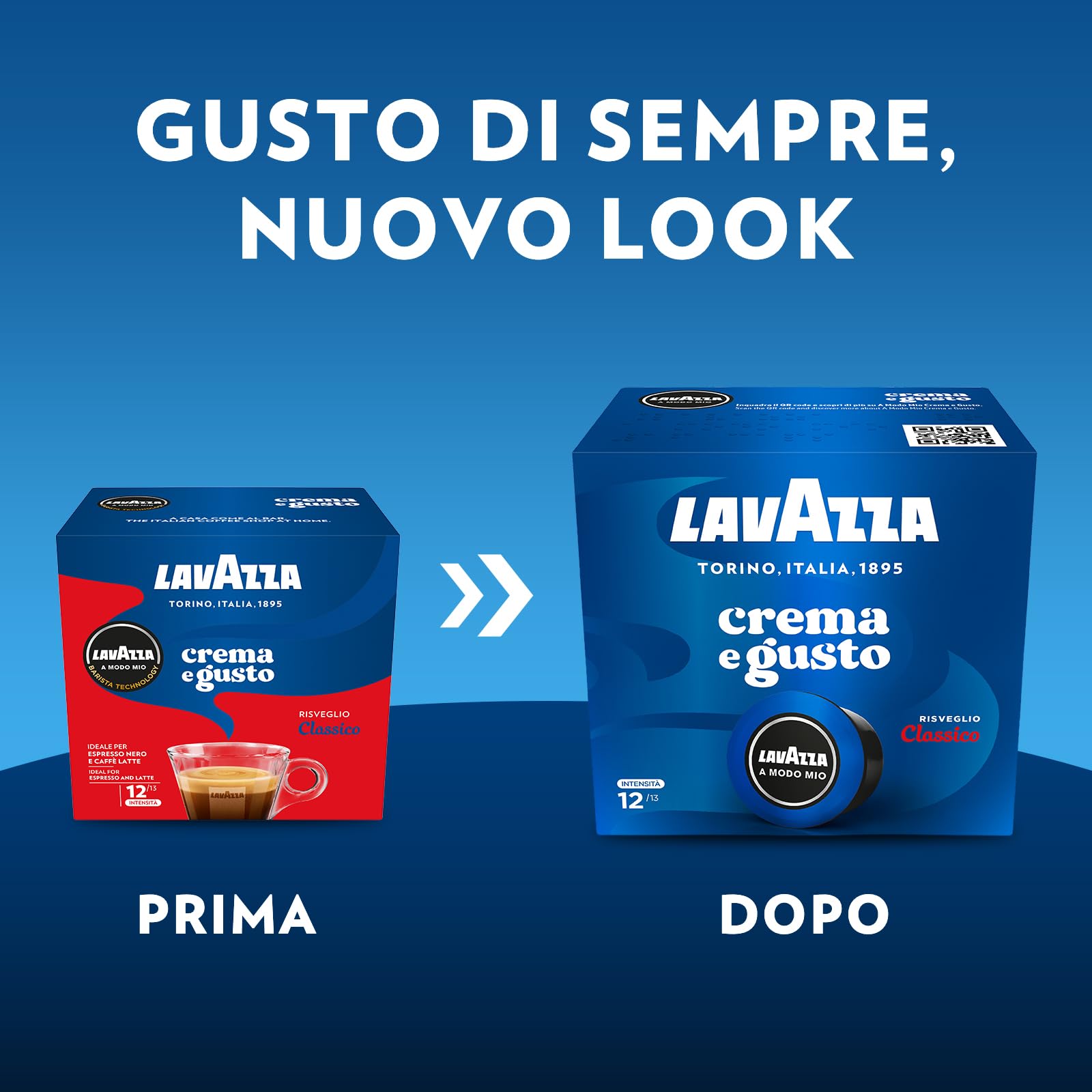 Lavazza Crema e Gusto capsule A Modo Mio 216 pz cioccolato