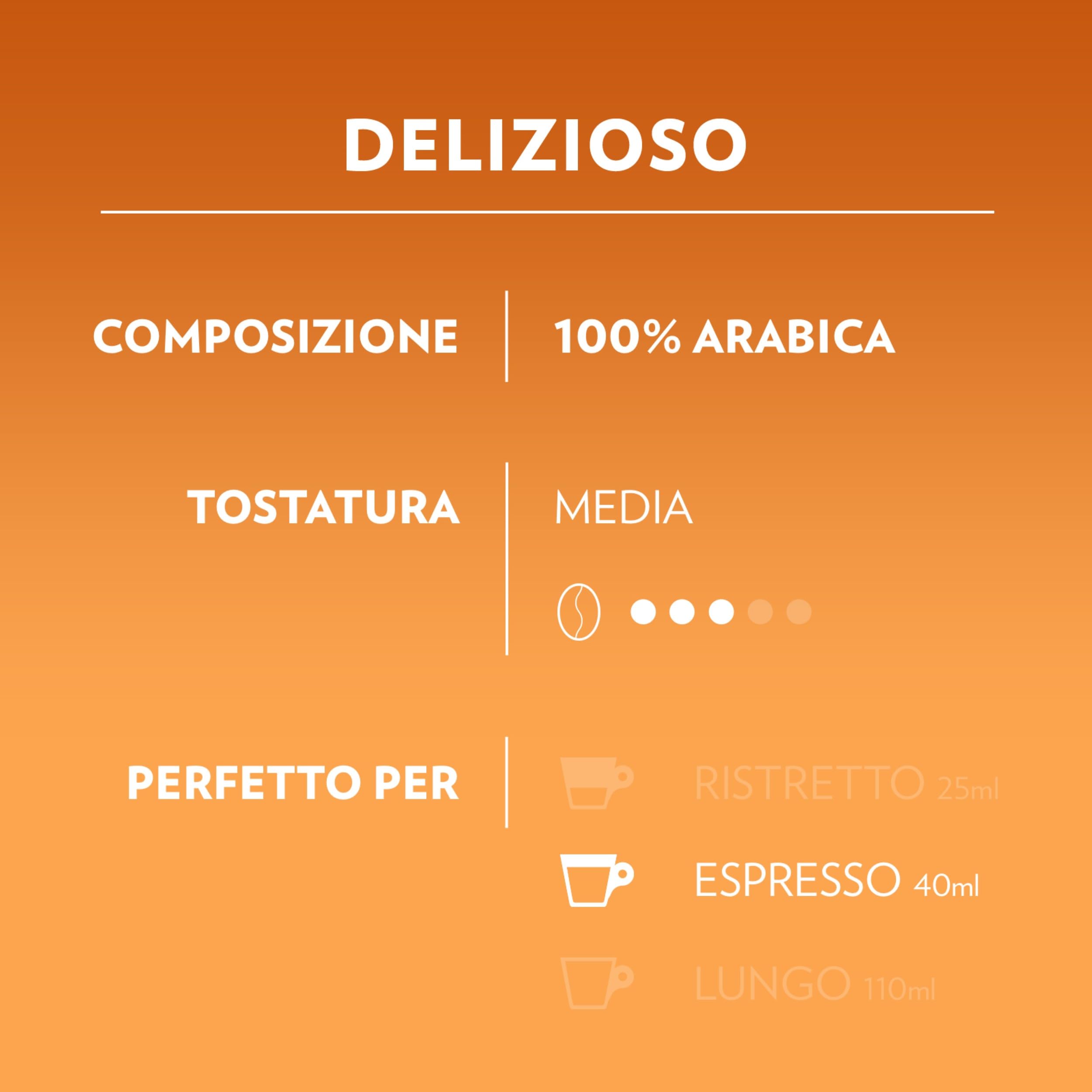 Lavazza A Modo Mio Delizioso capsule caffè 72 pz aromatico