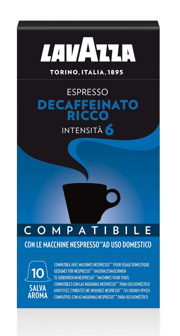 Lavazza Decaffeinato Ricco capsule Nespresso 100 pz dolce