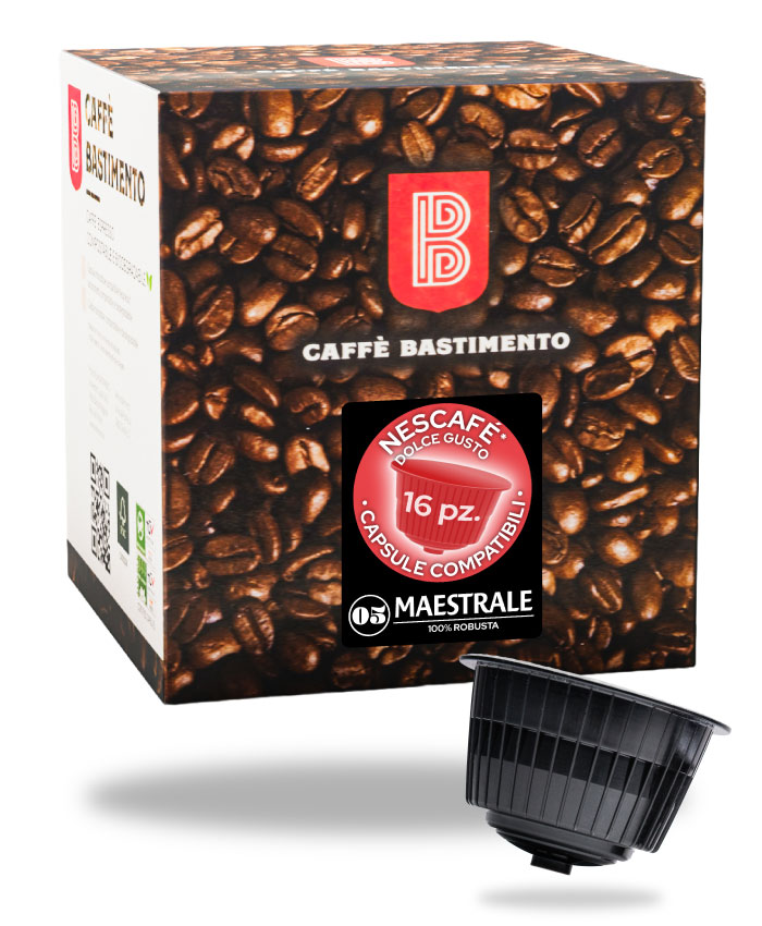 Bastimento 05 Maestrale Capsule Dolce Gusto Robusta 16pz