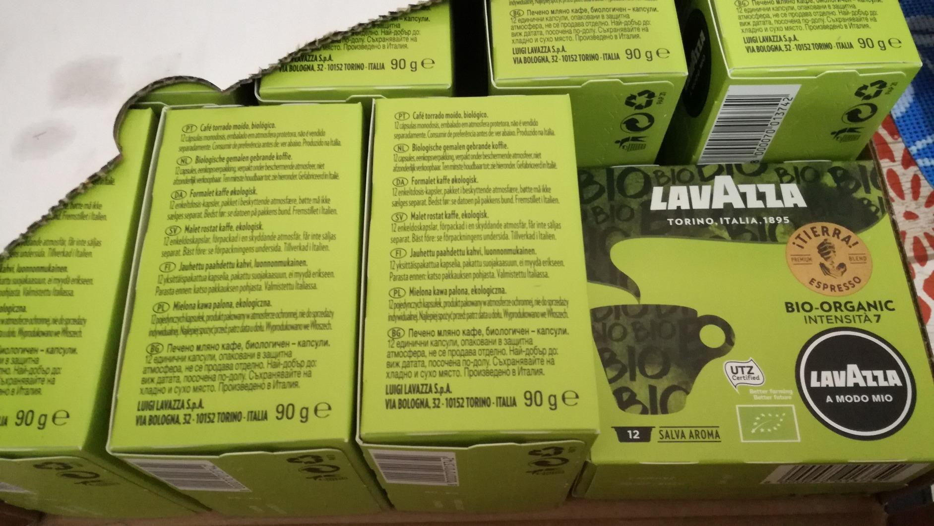 Lavazza Bio Organic capsule A Modo Mio 120 pz Arabica bio
