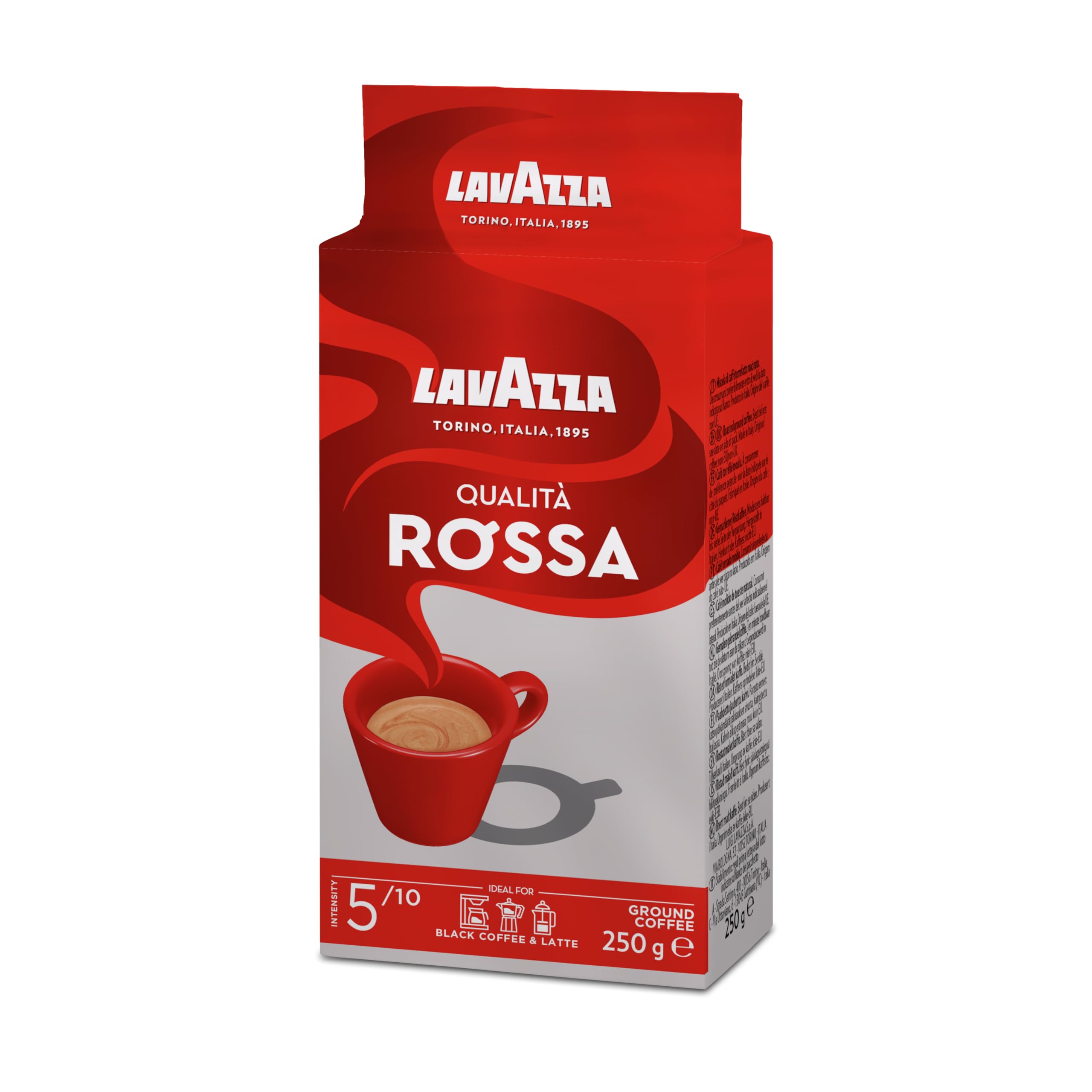 Lavazza Qualità Rossa Caffè Macinato 250 g Brasiliano