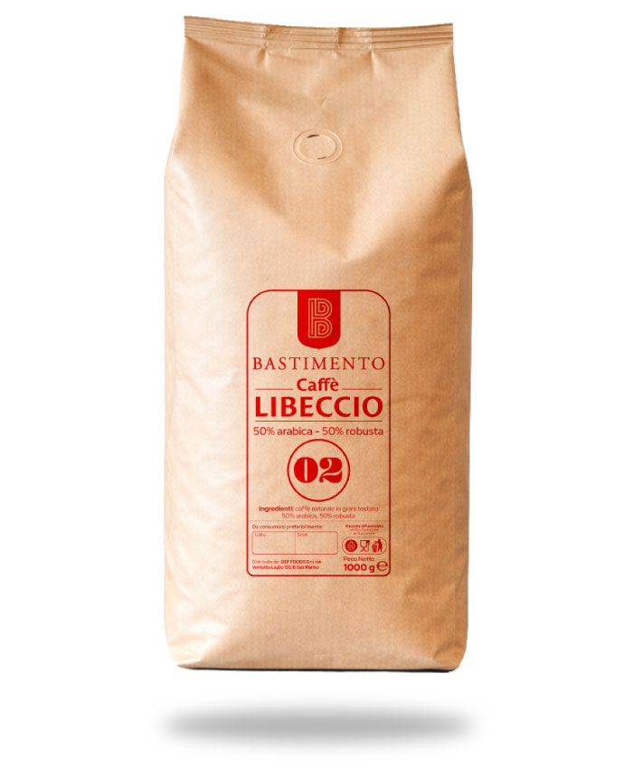 Bastimento Libeccio 02 Caffè in Grani 1 kg 50% Arabica