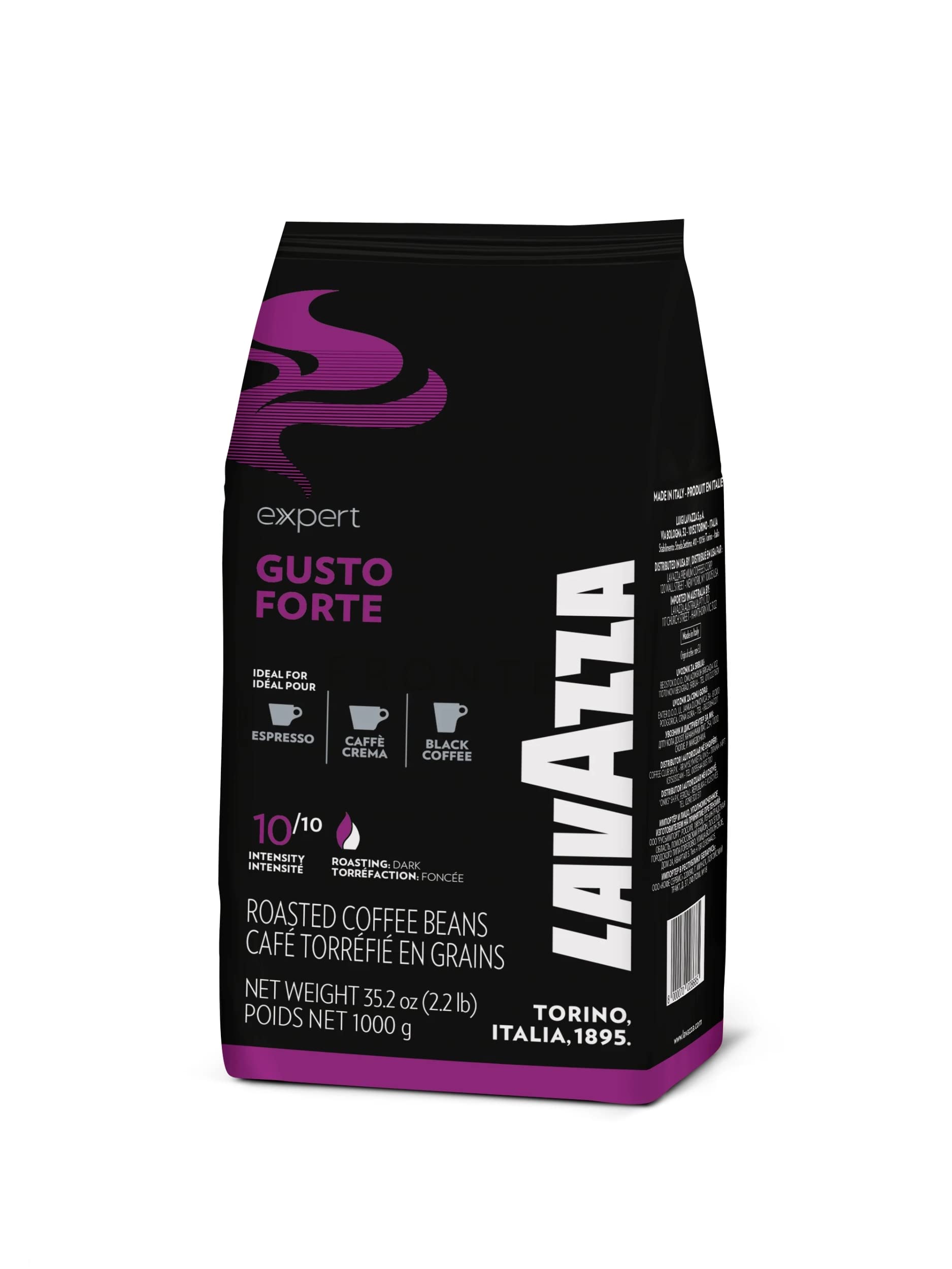 Lavazza Gusto Forte caffè in grani 6 kg vending forte