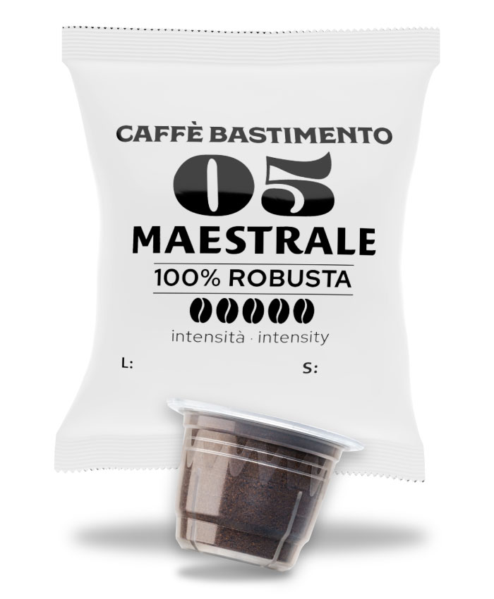 Bastimento 05 Maestrale Capsule Nespresso Robusta Forte