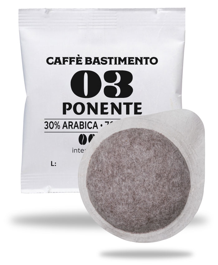 Bastimento 03 Ponente Cialde ESE 44 mm 70% Robusta 30% Arabica
