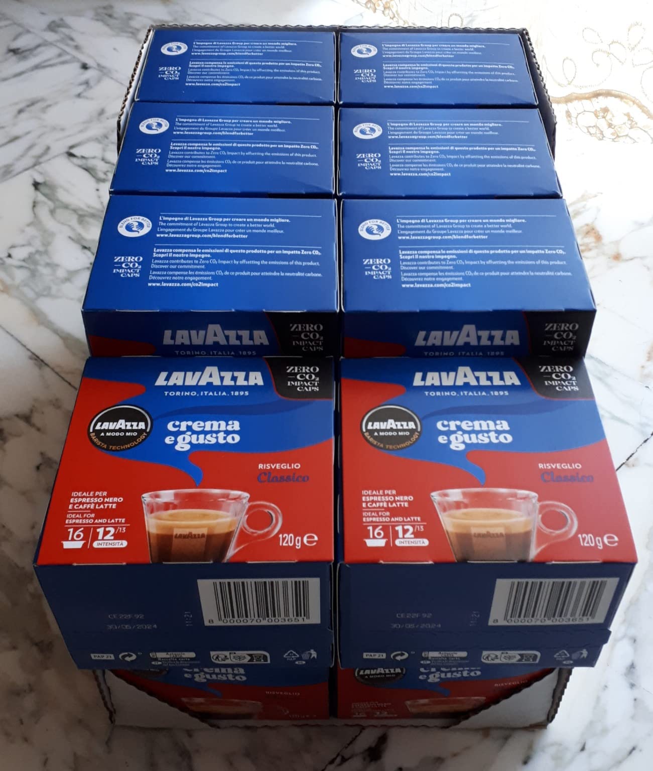 Lavazza Crema e Gusto capsule A Modo Mio 90 pz classico intenso
