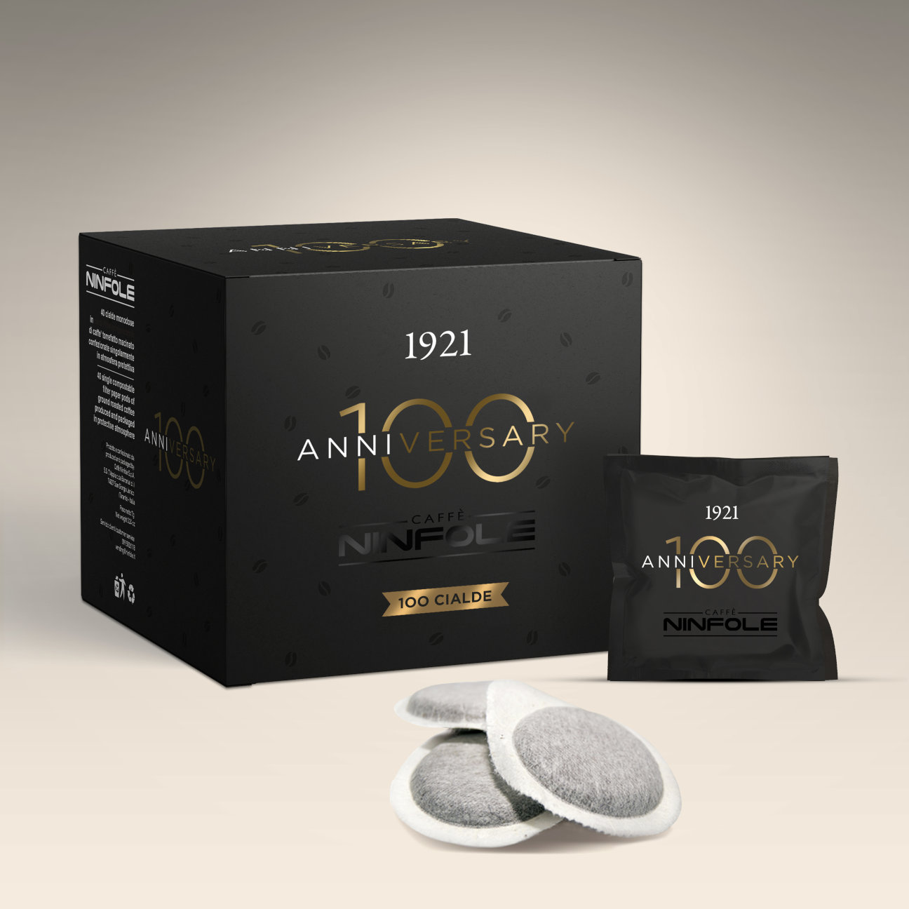 Caffè Ninfole Anniversary cialde ESE 100 arabica compostabili