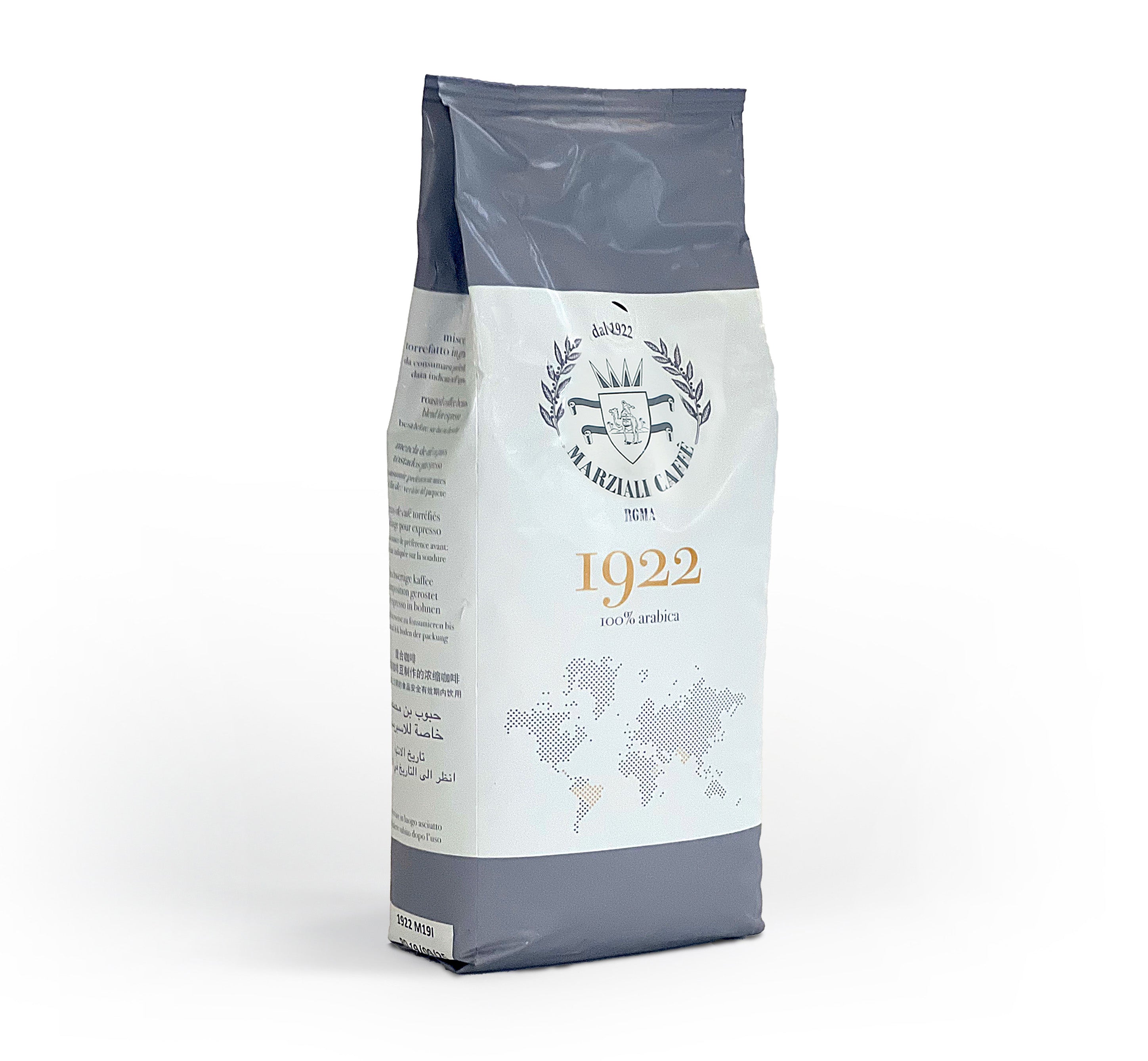 Marziali 1922 Caffe in Grani 1000g 100% Arabica