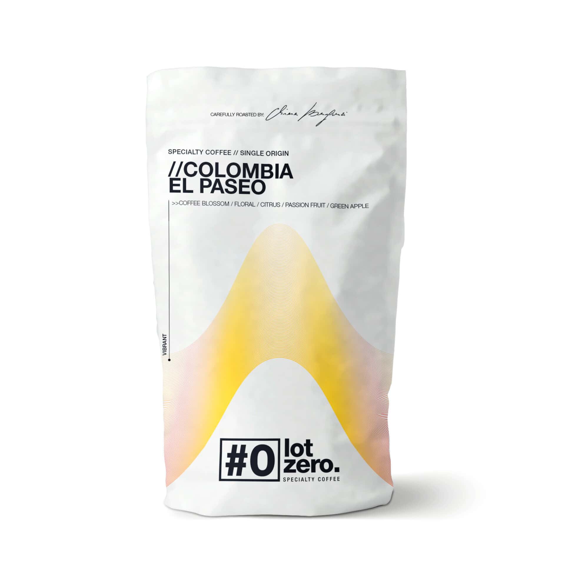 Lot Zero Specialty Coffee Colombia El Paseo caffè 89 punti