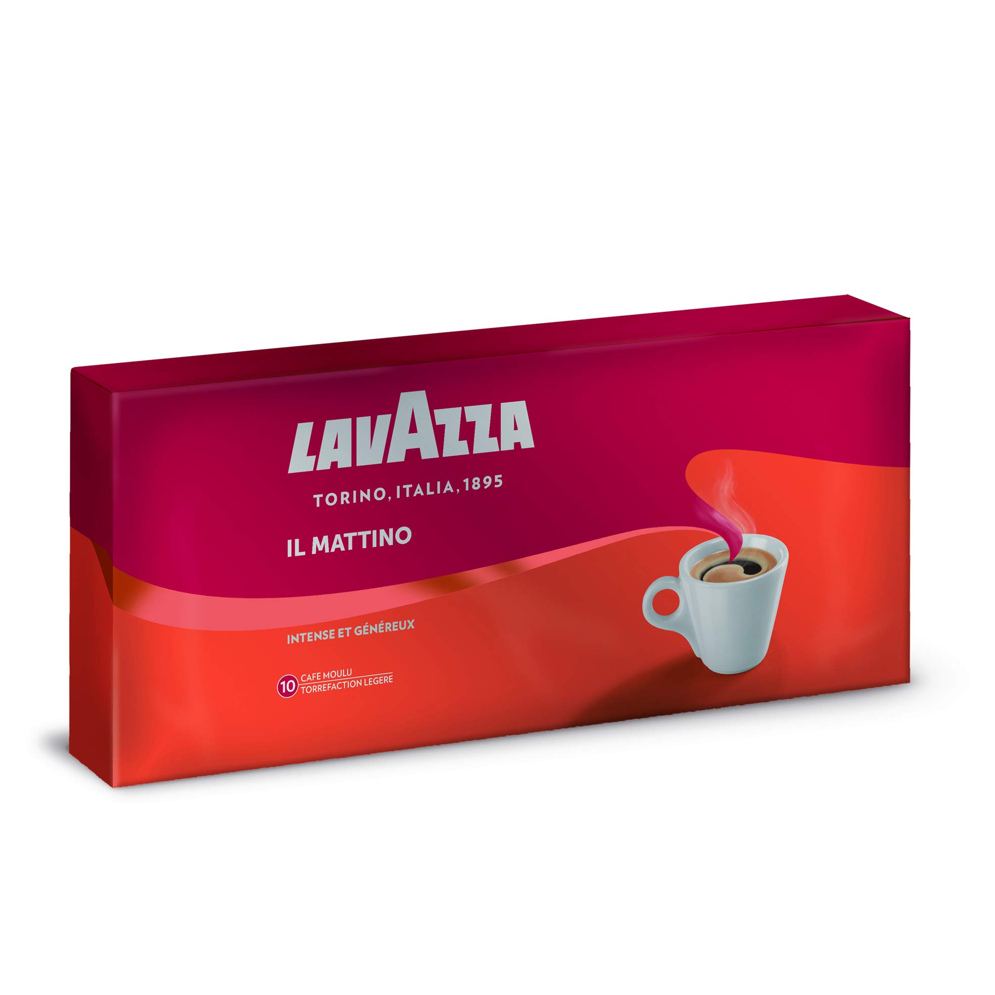 Lavazza Il Mattino Caffè Macinato Filtro 4 x 250 g Note Noci