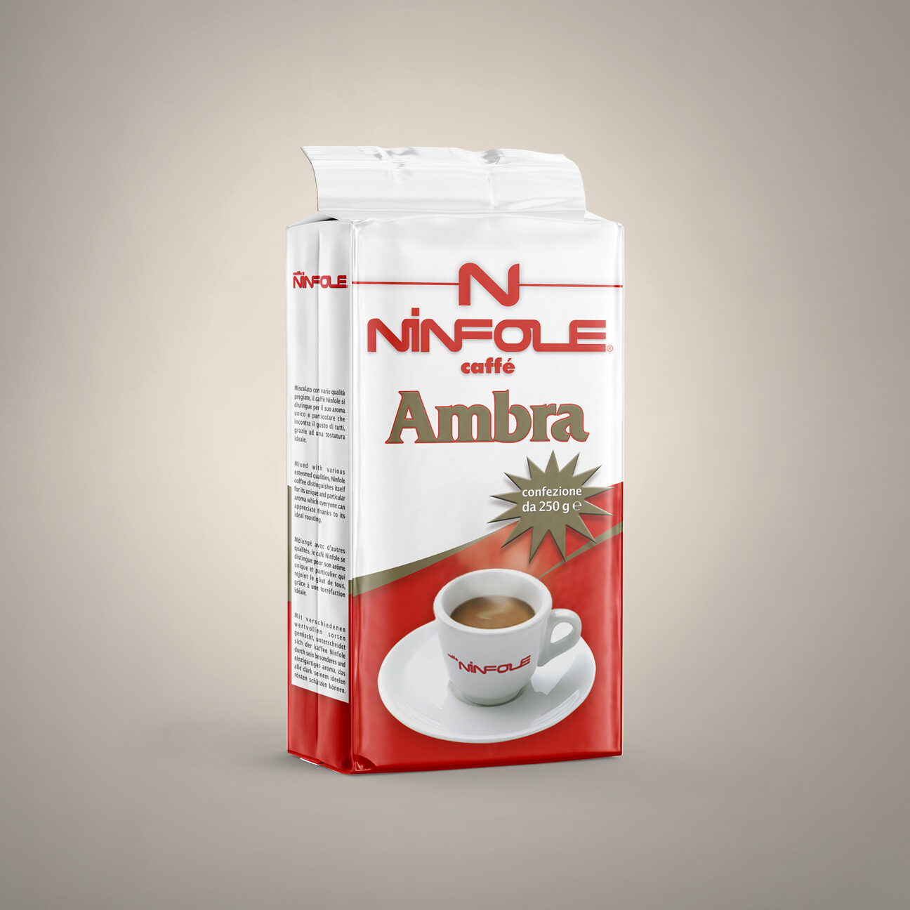 Caffè Ninfole Ambra caffè macinato moka intenso 250 g