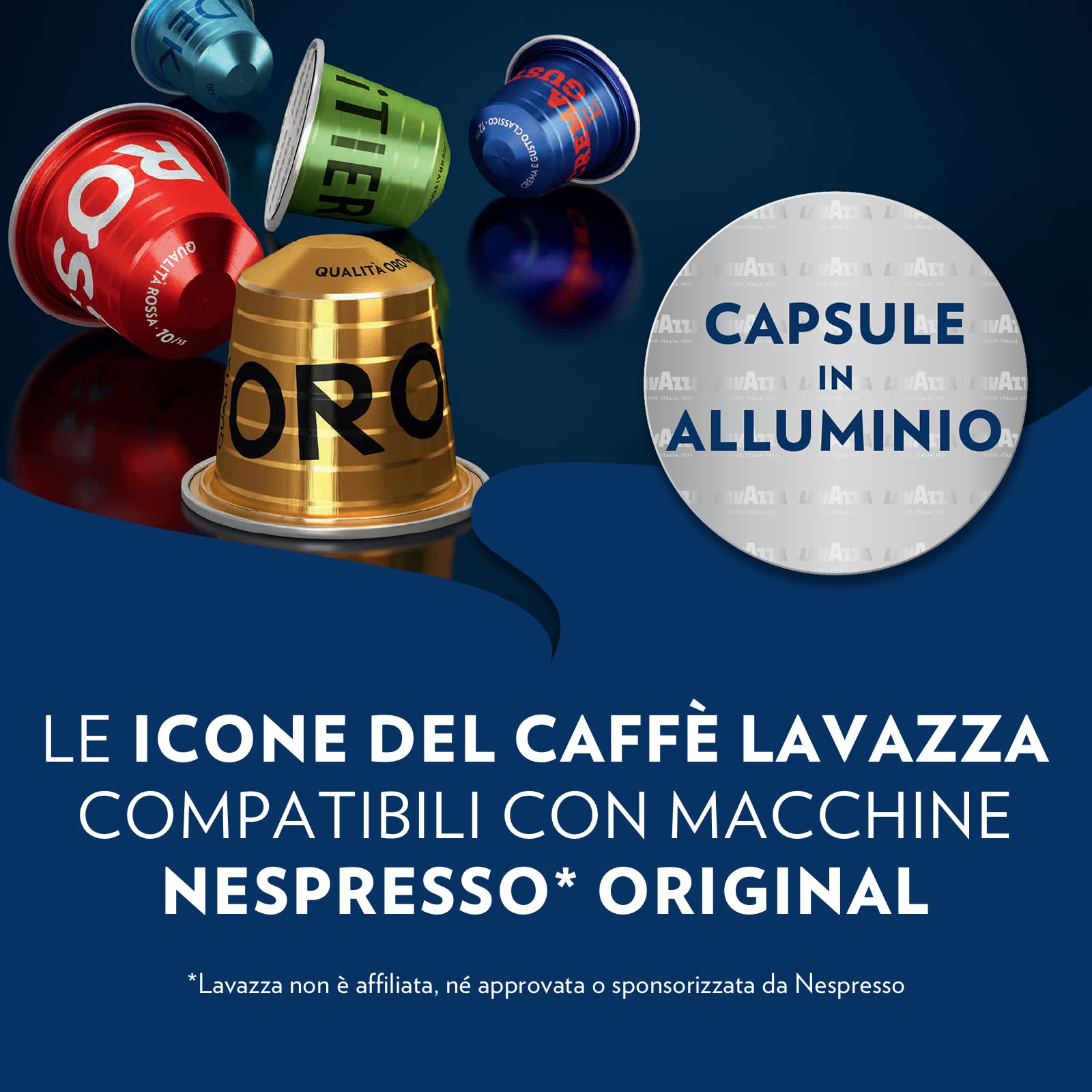 Lavazza Qualità Rossa capsule Nespresso 240 pz alluminio