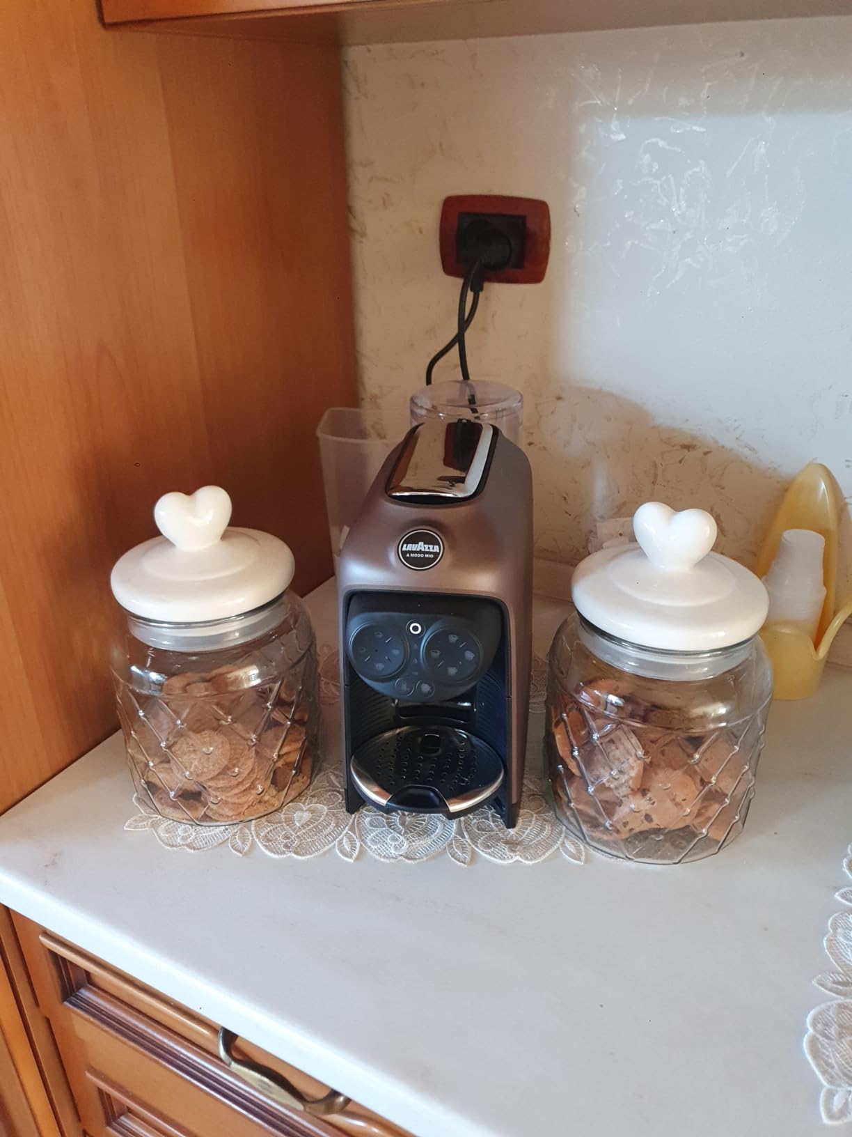 Lavazza Deséa Brown Walnut macchina A Modo Mio cappuccino