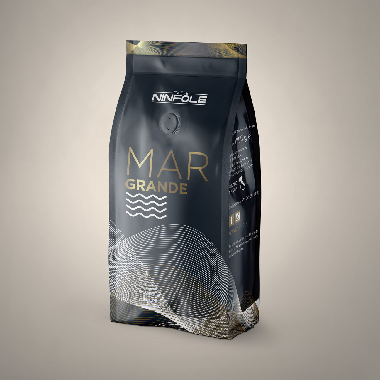 Caffè Ninfole Mar Grande caffè in grani aromatico 1 kg