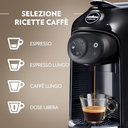 Lavazza Idola macchina A Modo Mio nera touch 64 capsule