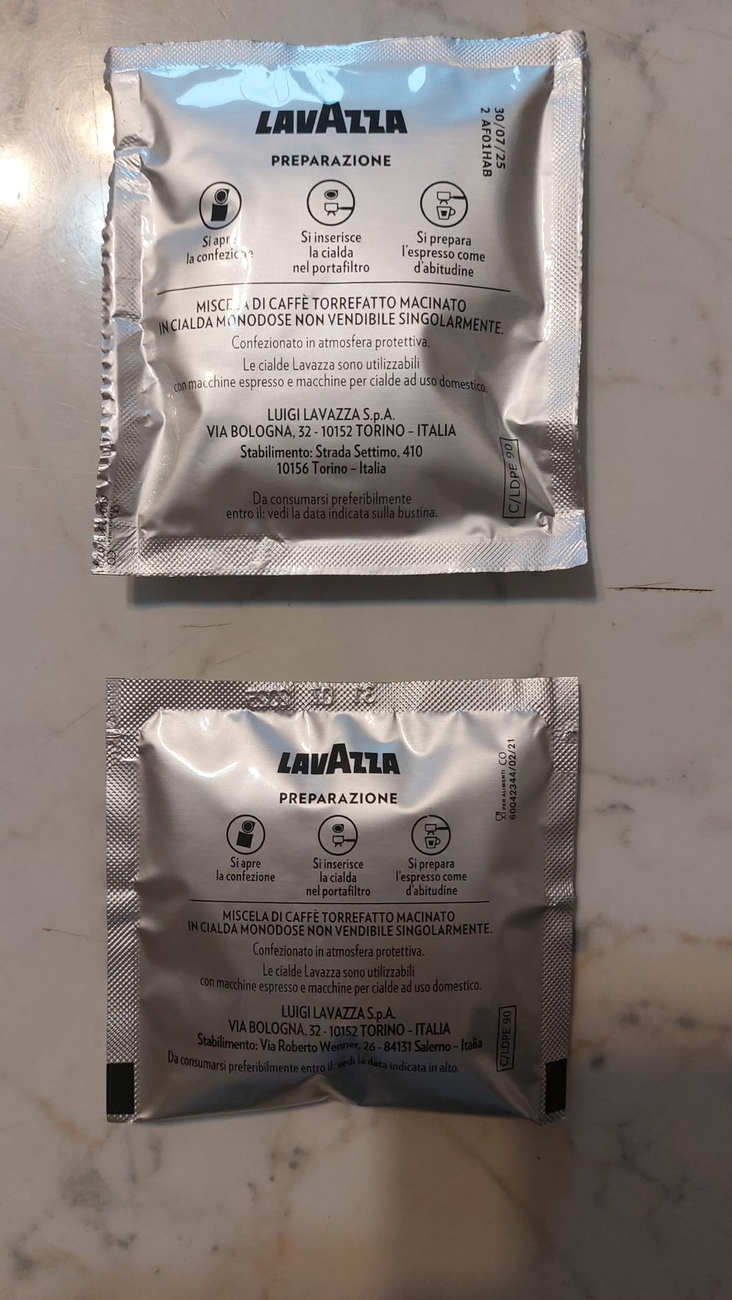 Lavazza Crema e Gusto Classico cialde carta 50 pz legno tabacco
