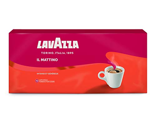 Lavazza Il Mattino Caffè Macinato Filtro 4 x 250 g Note Noci