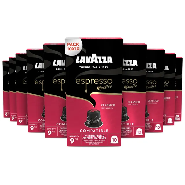 Lavazza Maestro Classico capsule Nespresso 100 pz arabica