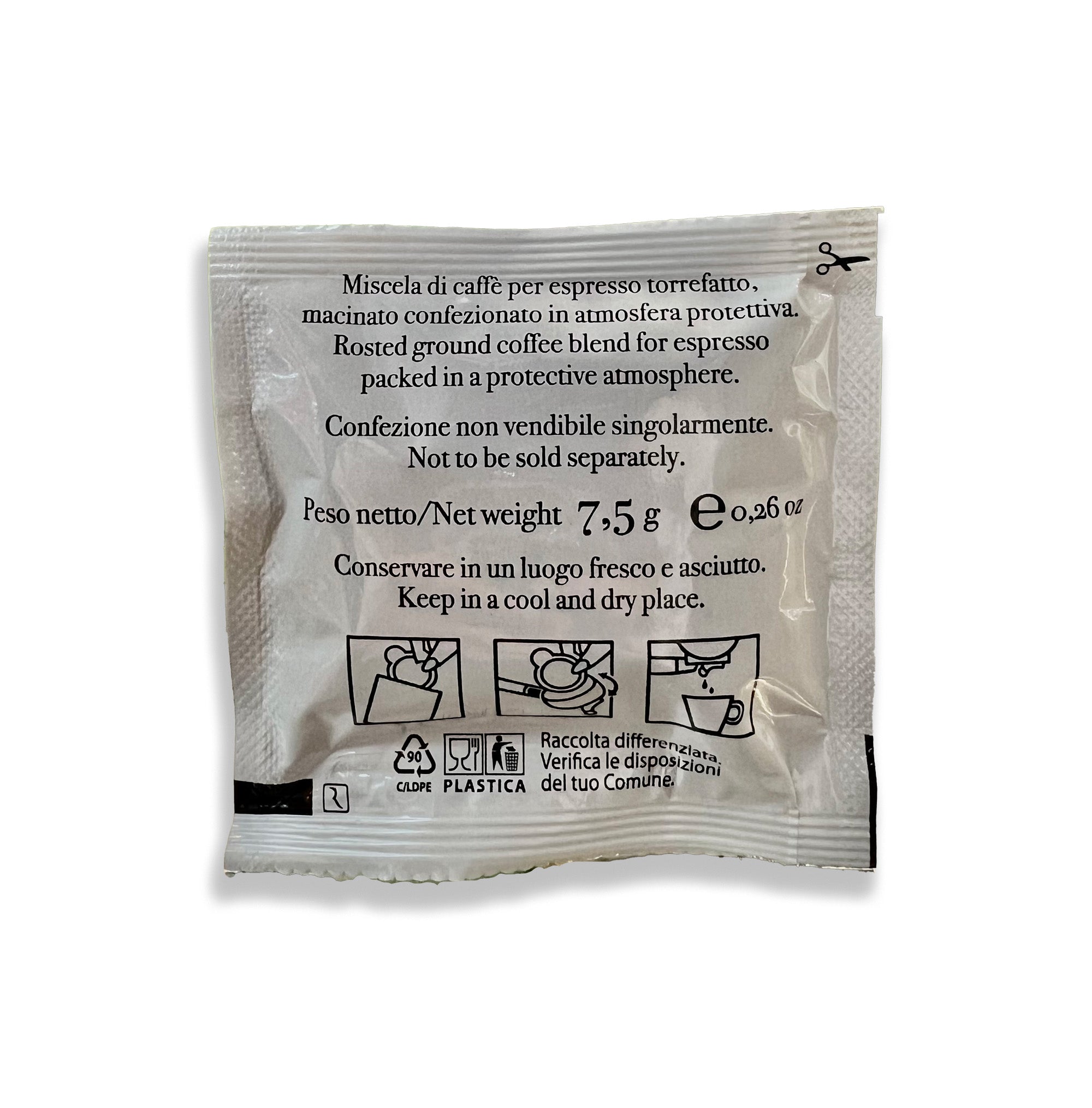 Marziali Grancrema 150 cialde ESE 44 caffè dolce