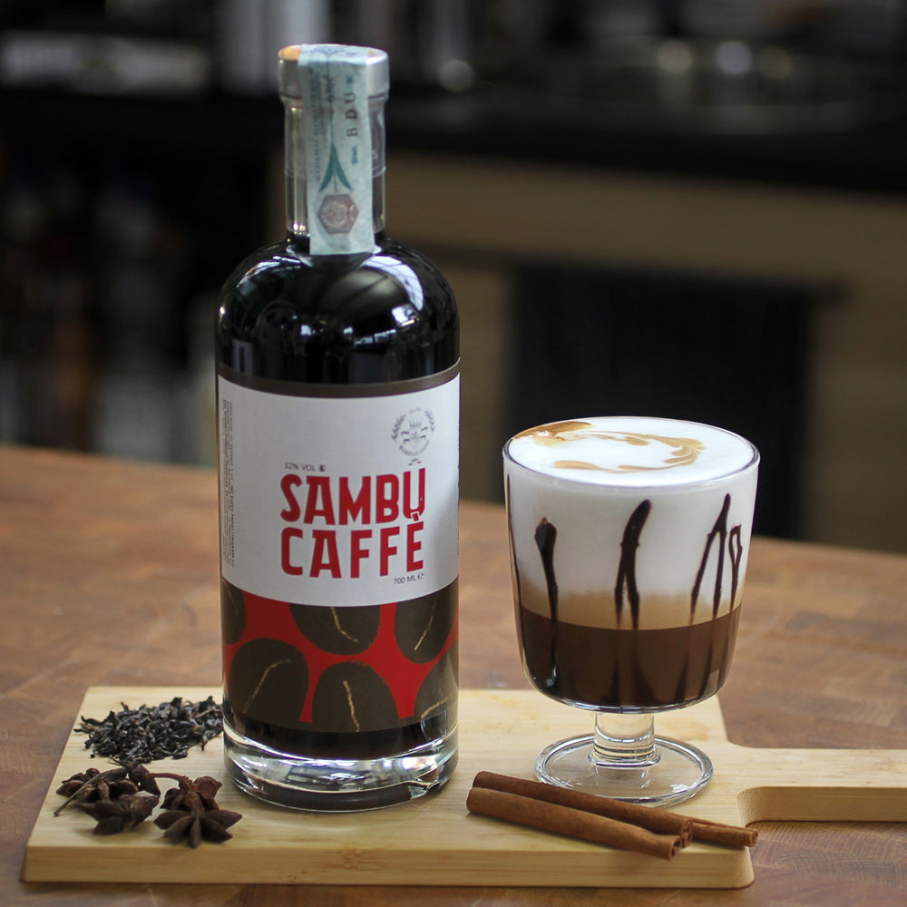 Marziali Liquori al caffè Sambucaffé liquore 700 ml anice