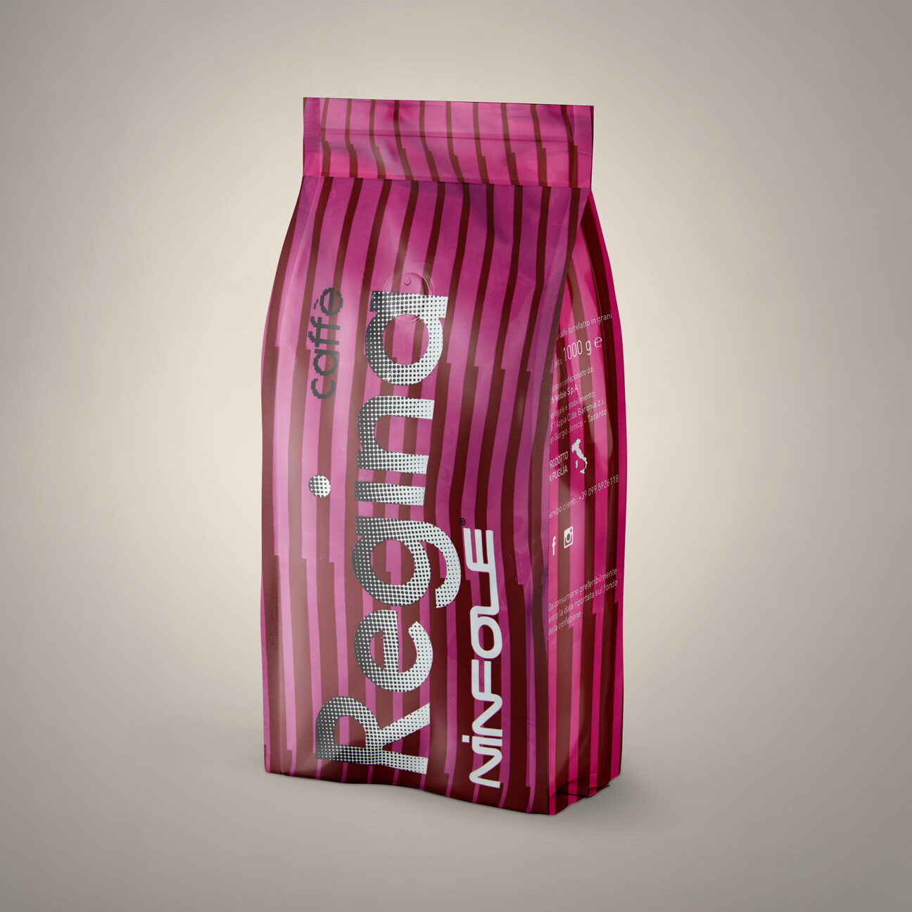 Caffè Ninfole Regina caffè in grani 1 kg gusto forte