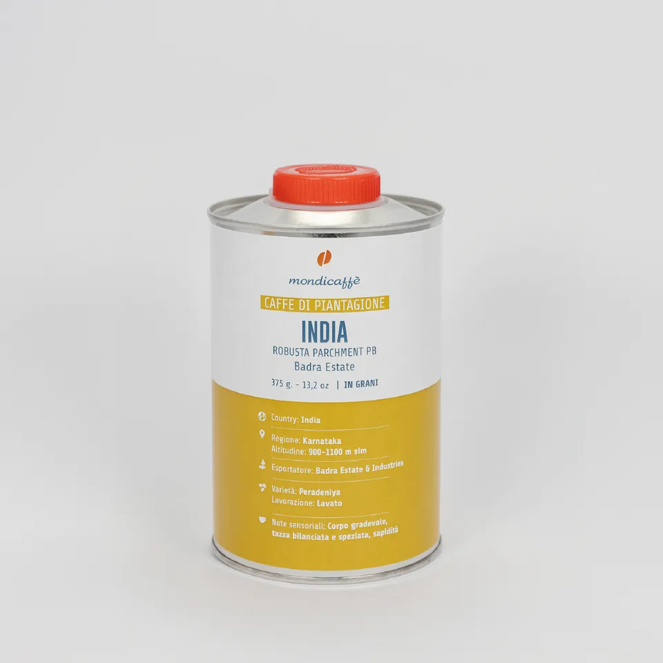 Mondicaffè Specialty India Parchement PB caffè 125g in grani