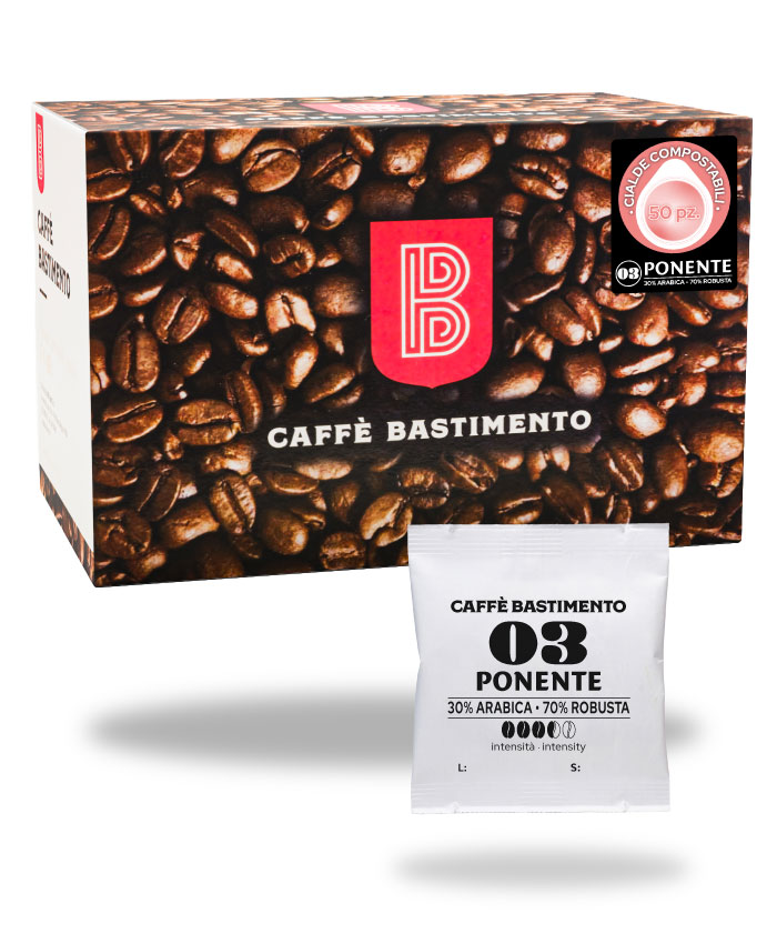 Bastimento 03 Ponente Cialde ESE 44 mm 70% Robusta 30% Arabica