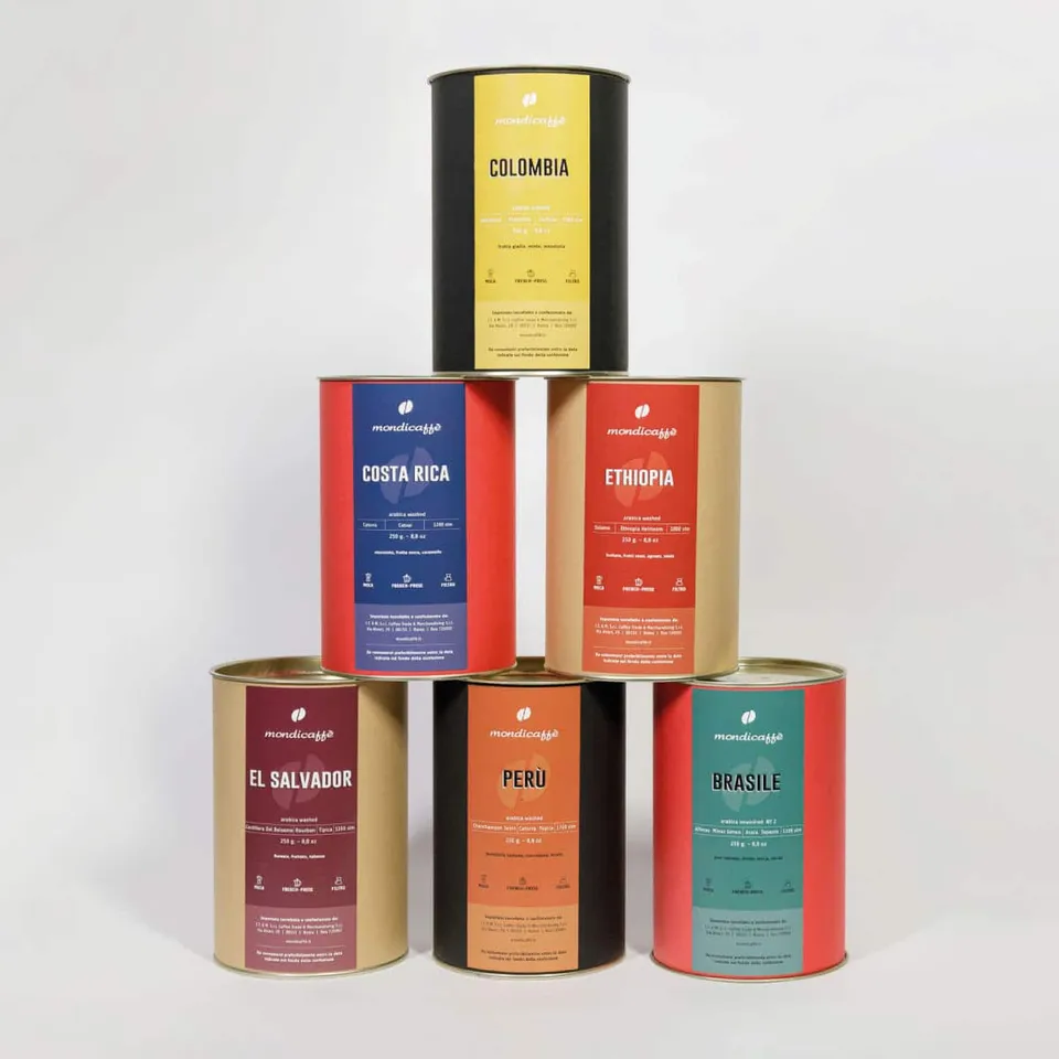 Mondicaffè Regalistica Giubileo Tubo caffè 250g monorigine