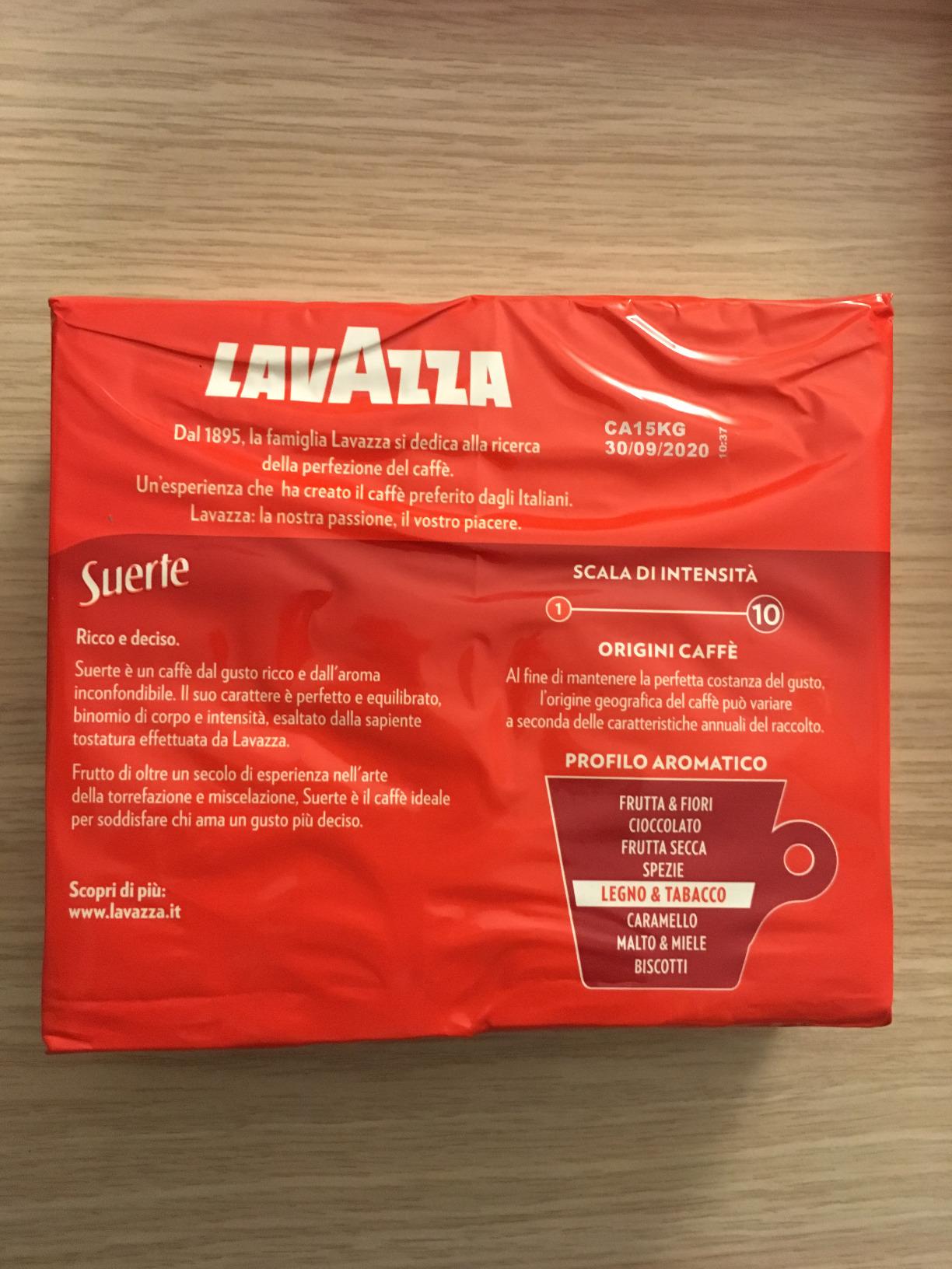 Lavazza Suerte caffè macinato 4x250 g tostato