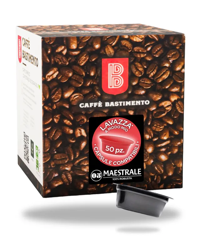 Bastimento 05 Maestrale Capsule A Modo Mio 100% Robusta
