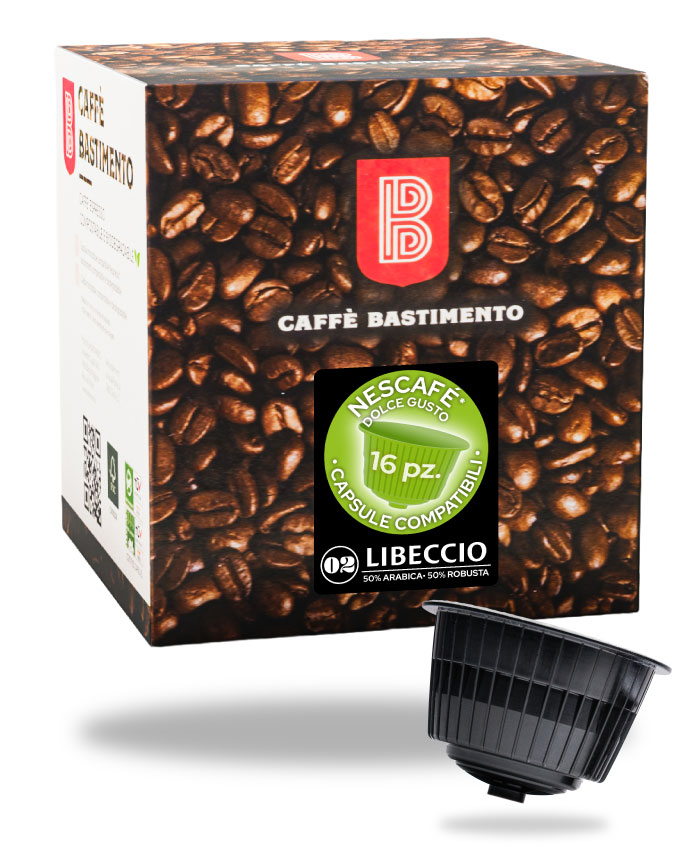 Bastimento 02 Libeccio Capsule Dolce Gusto 50/50 16pz